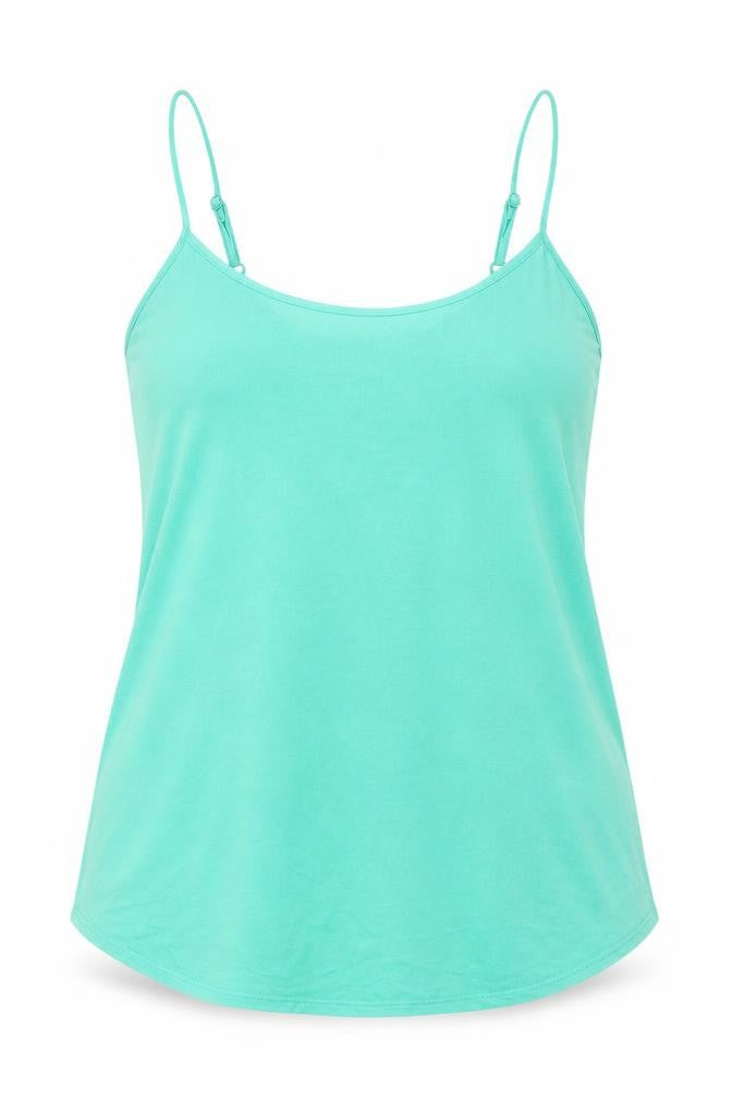Womens UK Size 10 Dorothy Perkins Green Basic Tank