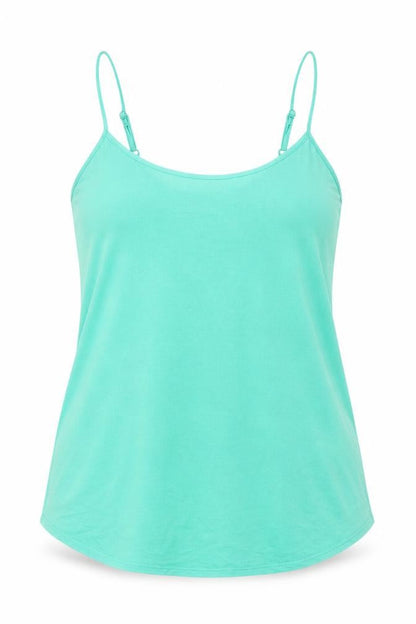 Womens UK Size 10 Dorothy Perkins Green Basic Tank