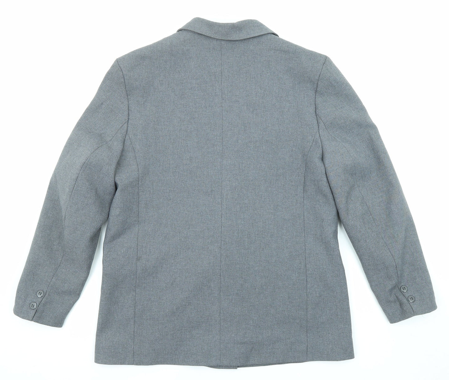 Debenhams Womens Grey Polyester Jacket Blazer Size 14