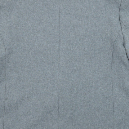 Debenhams Womens Grey Polyester Jacket Blazer Size 14