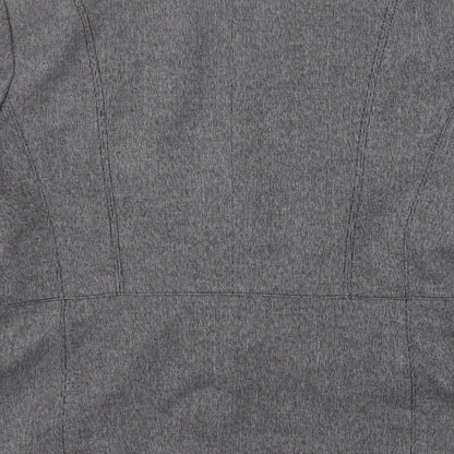 Autonomy Womens Grey Polyester Jacket Blazer Size 14