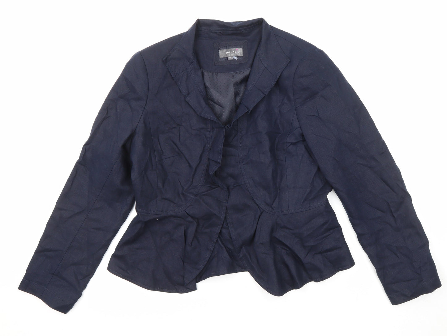 Per Una Womens Blue Jacket Blazer Size 14