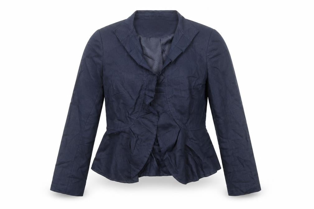 Per Una Womens Blue Jacket Blazer Size 14