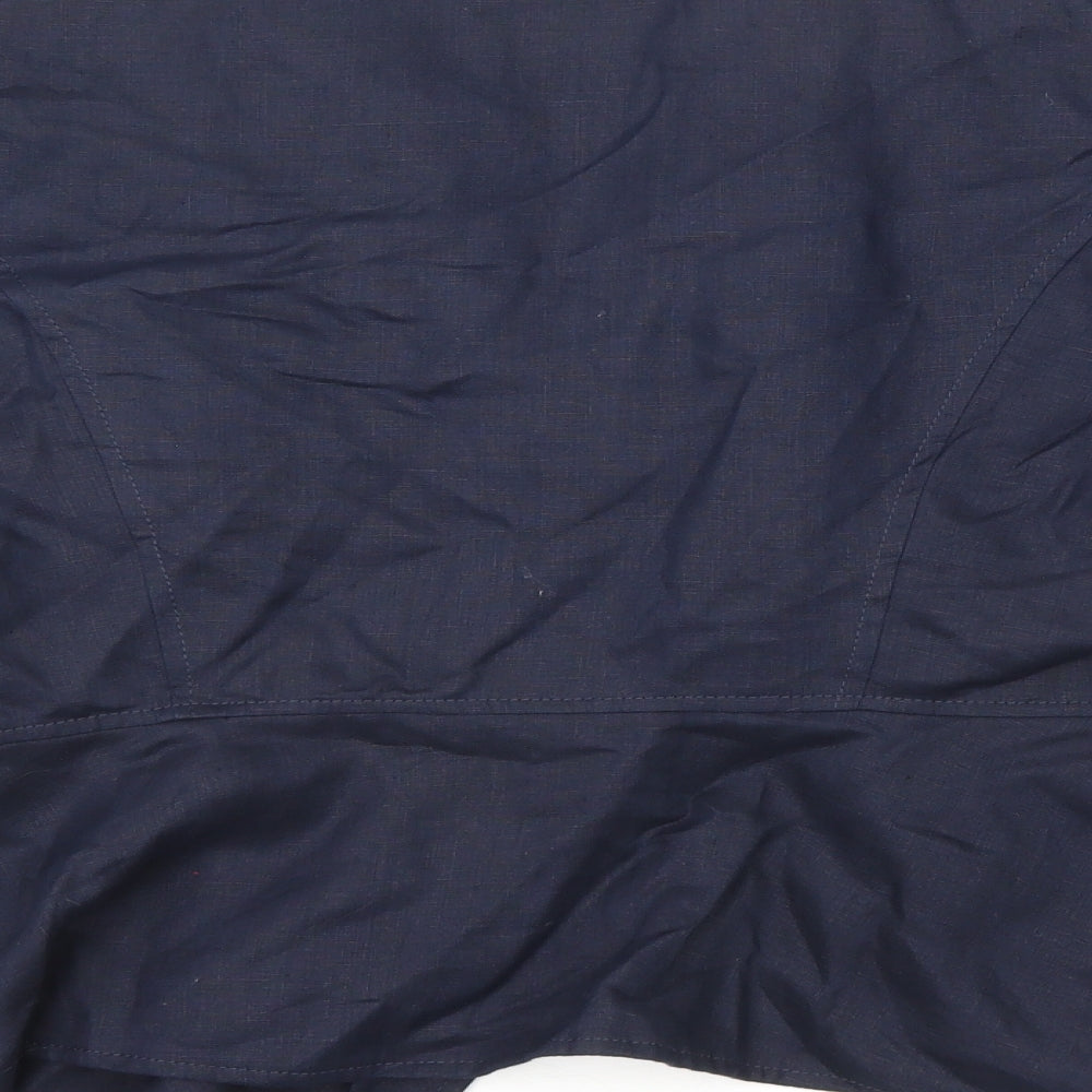 Per Una Womens Blue Jacket Blazer Size 14