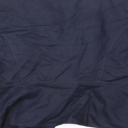 Per Una Womens Blue Jacket Blazer Size 14