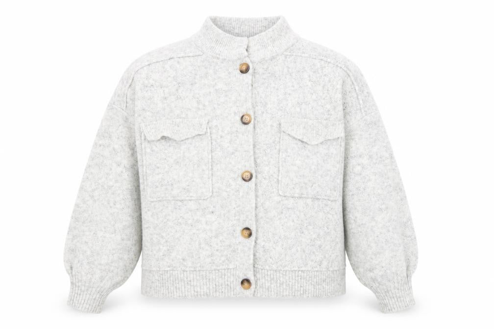Womens UK Size XL Marks and Spencer Grey Cardigan Jumper