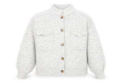Womens UK Size XL Marks and Spencer Grey Cardigan Jumper