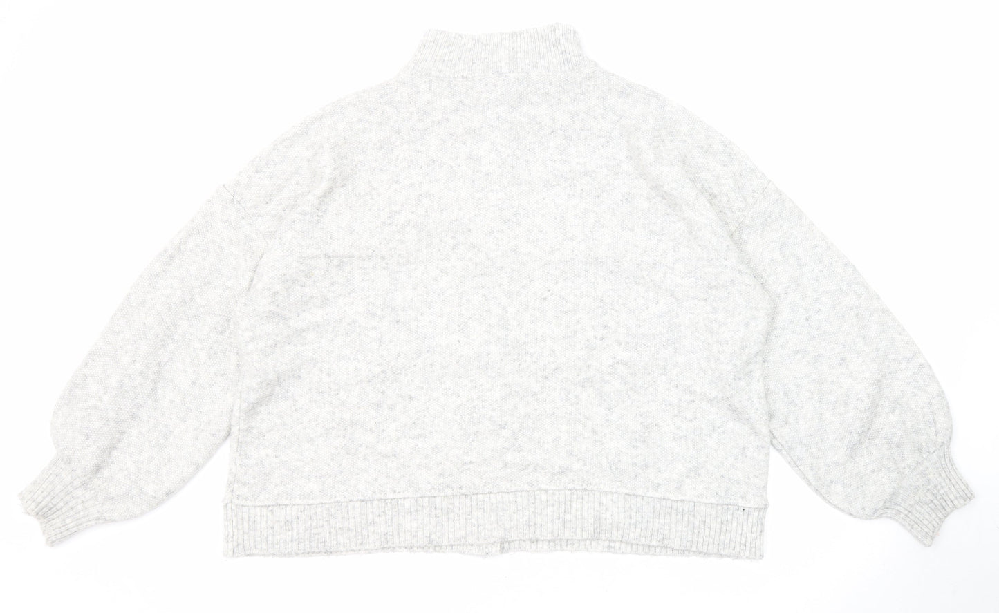 Womens UK Size XL Marks and Spencer Grey Cardigan Jumper