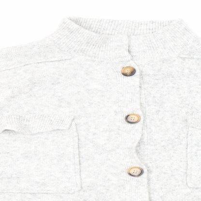 Womens UK Size XL Marks and Spencer Grey Cardigan Jumper