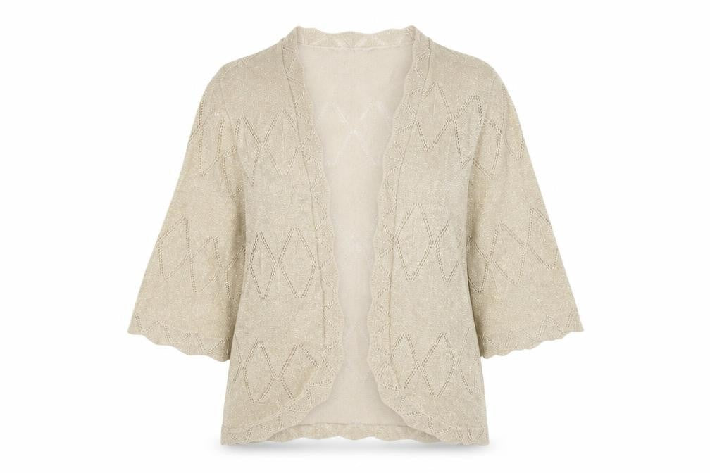 Womens UK Size 12 NEXT Beige Cardigan Jumper