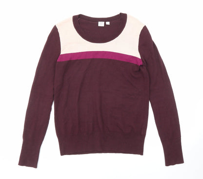 Womens UK Size XS Gap Purple Pullover Jumper