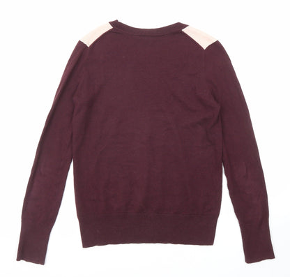 Womens UK Size XS Gap Purple Pullover Jumper