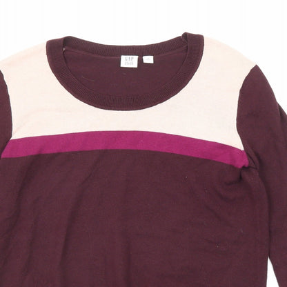 Womens UK Size XS Gap Purple Pullover Jumper