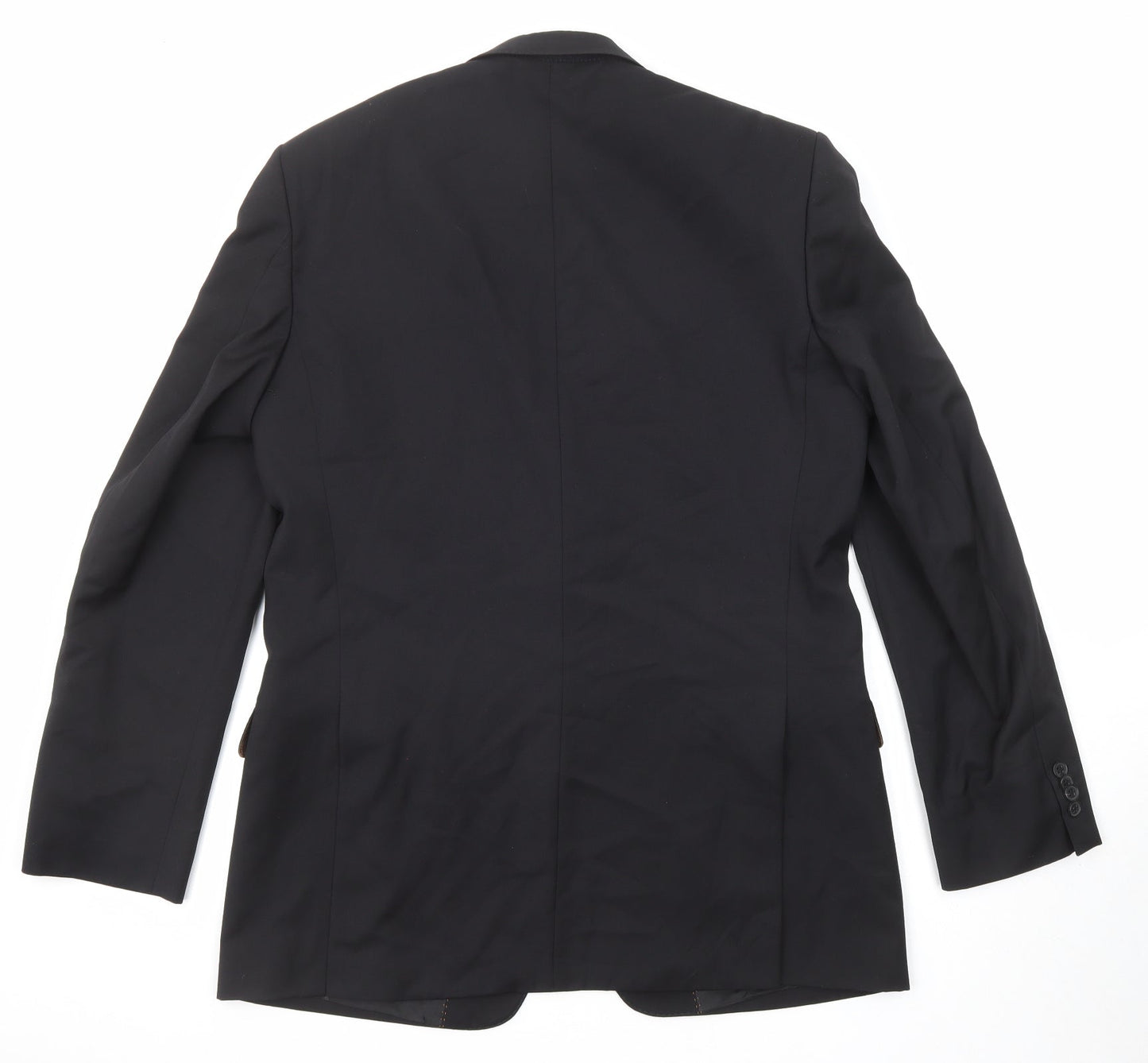Mens UK Size 40 Simon Carter Regular Black Suit Jacket