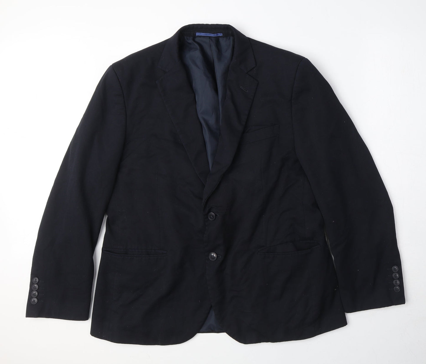 Mens UK Size 42 Marks and Spencer Regular Blue Suit Jacket