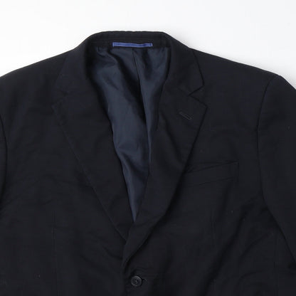 Mens UK Size 42 Marks and Spencer Regular Blue Suit Jacket