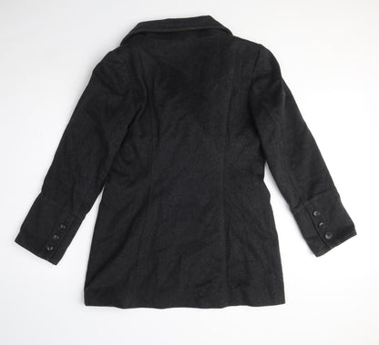 Womens UK Size M Zara Grey Pea Coat