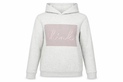 Amisu Womens Grey Cotton Pullover Hoodie Size S Pullover - Think