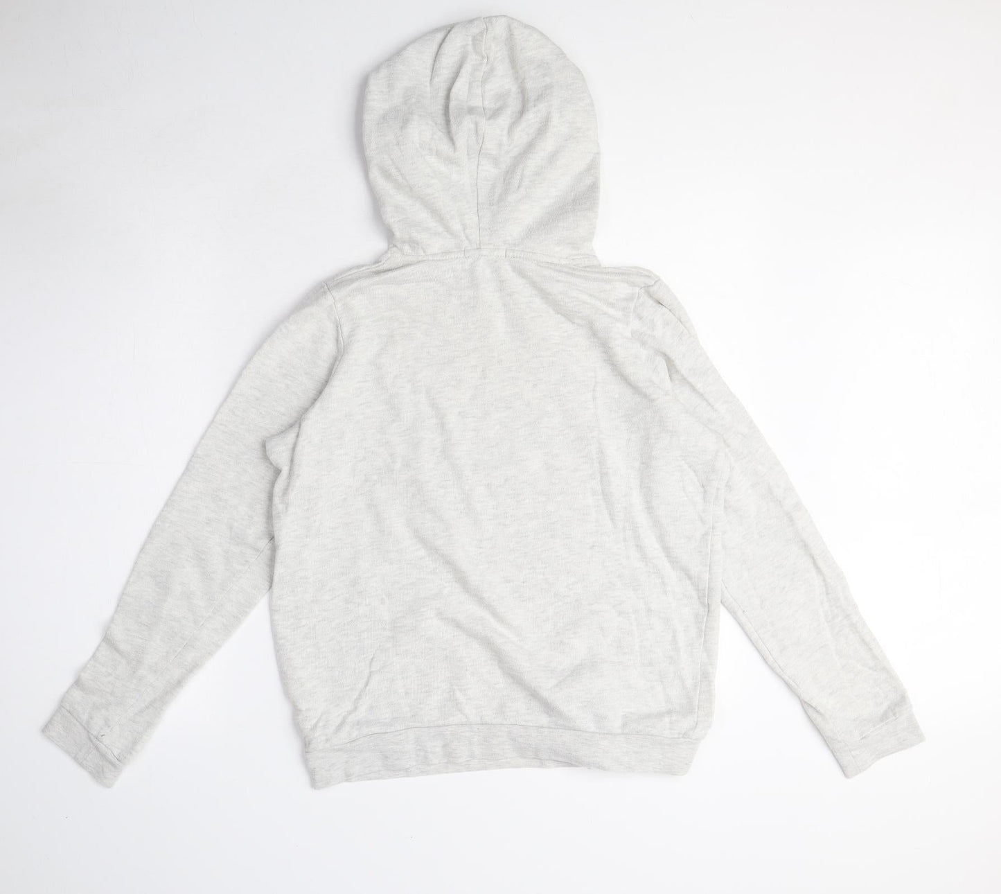 Amisu Womens Grey Cotton Pullover Hoodie Size S Pullover - Think