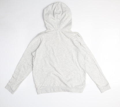 Amisu Womens Grey Cotton Pullover Hoodie Size S Pullover - Think