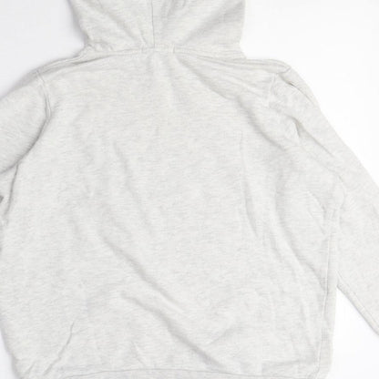 Amisu Womens Grey Cotton Pullover Hoodie Size S Pullover - Think