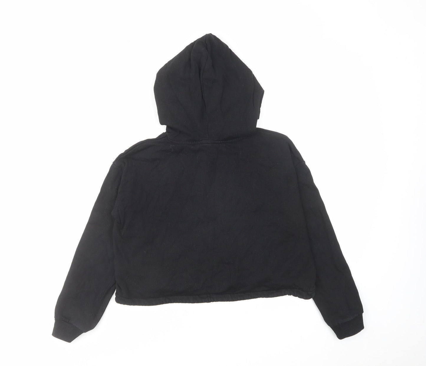 H&M Girls Black Cotton Pullover Hoodie Size 10-11 Years Pullover - Size 10-12 Years Brooklyn New York