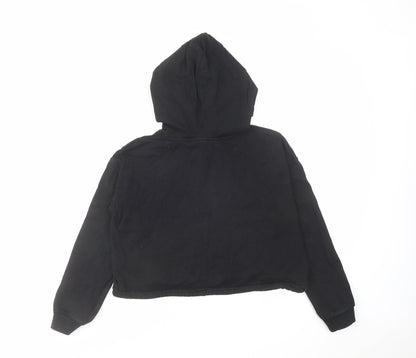 H&M Girls Black Cotton Pullover Hoodie Size 10-11 Years Pullover - Size 10-12 Years Brooklyn New York