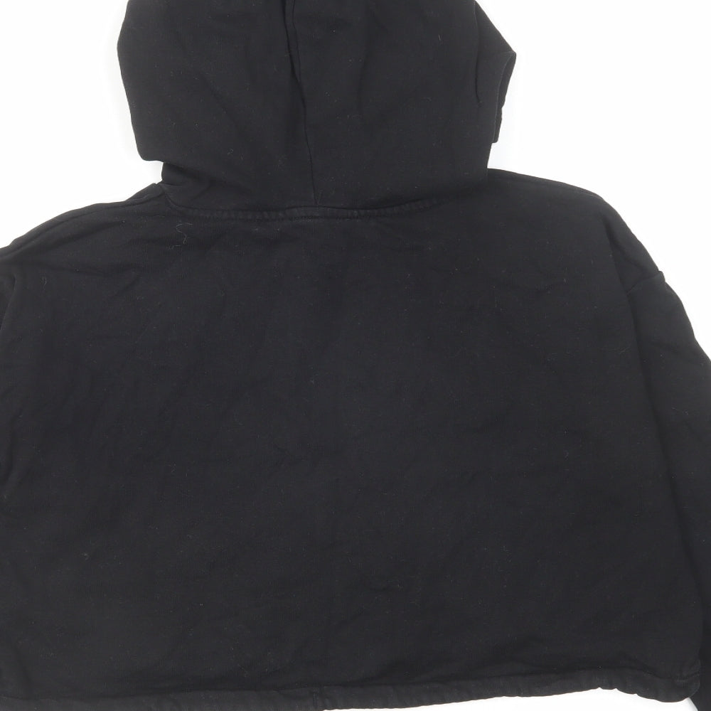 H&M Girls Black Cotton Pullover Hoodie Size 10-11 Years Pullover - Size 10-12 Years Brooklyn New York