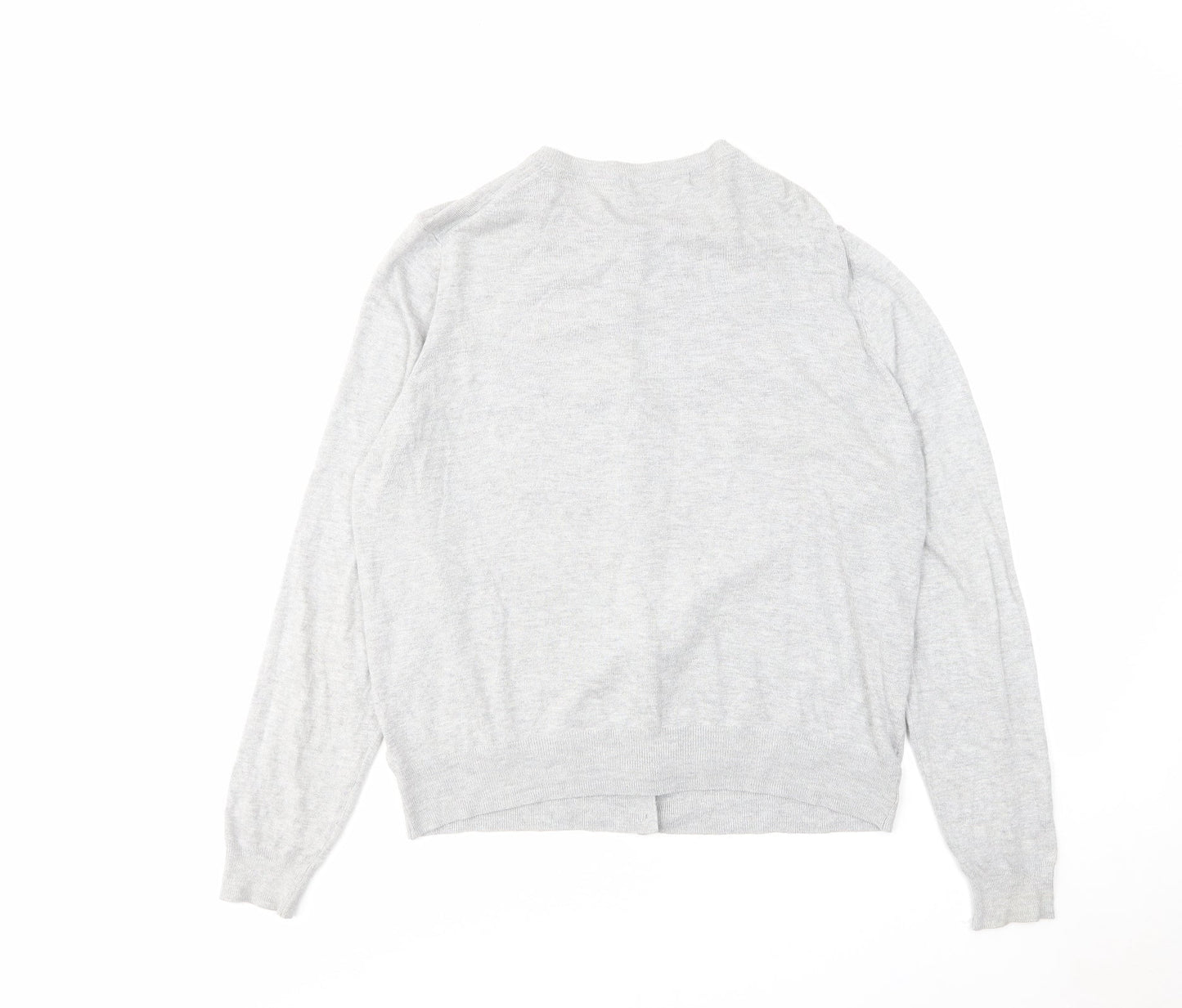 Womens UK Size 18 Marks and Spencer Grey Cardigan Jumper