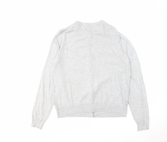 Womens UK Size 18 Marks and Spencer Grey Cardigan Jumper