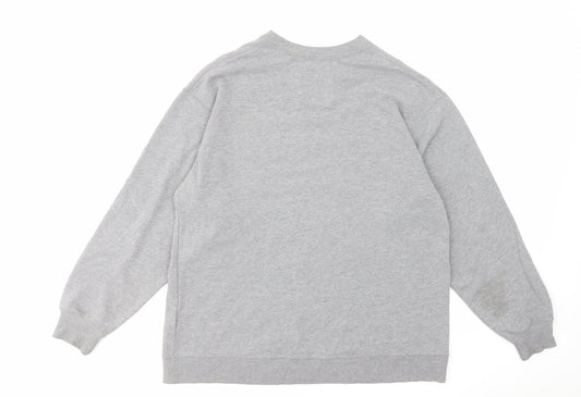 Mens UK Size XS Hollister Grey Pullover Sweatshirt