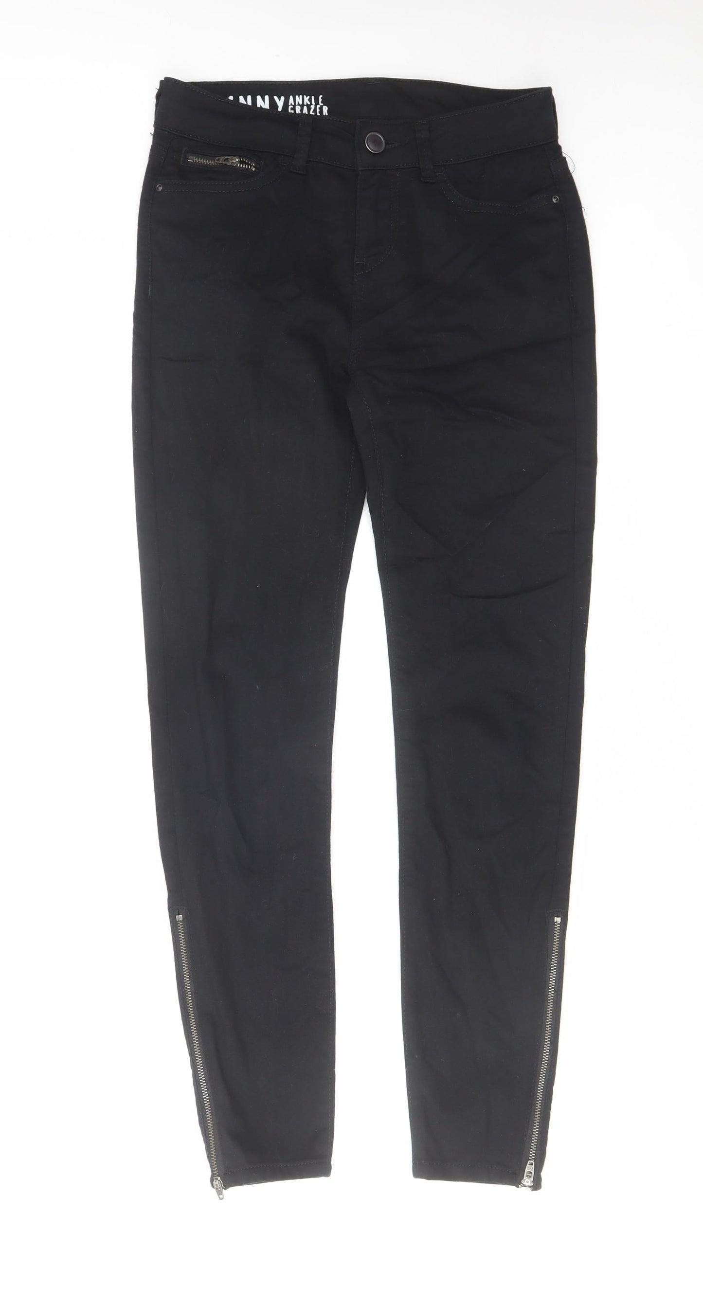 Womens UK Size 8 Marks and Spencer Regular Fit Skinny Black Jeans