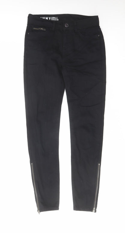 Womens UK Size 8 Marks and Spencer Regular Fit Skinny Black Jeans