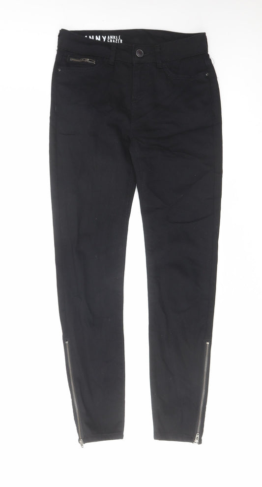 Womens UK Size 8 Marks and Spencer Regular Fit Skinny Black Jeans