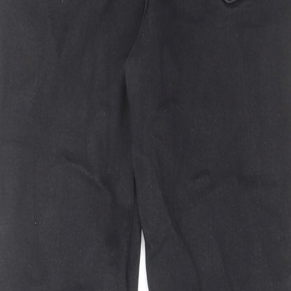 Topshop Womens Black Cotton Skinny Jeans Size 28 in L32 in Regular Zip