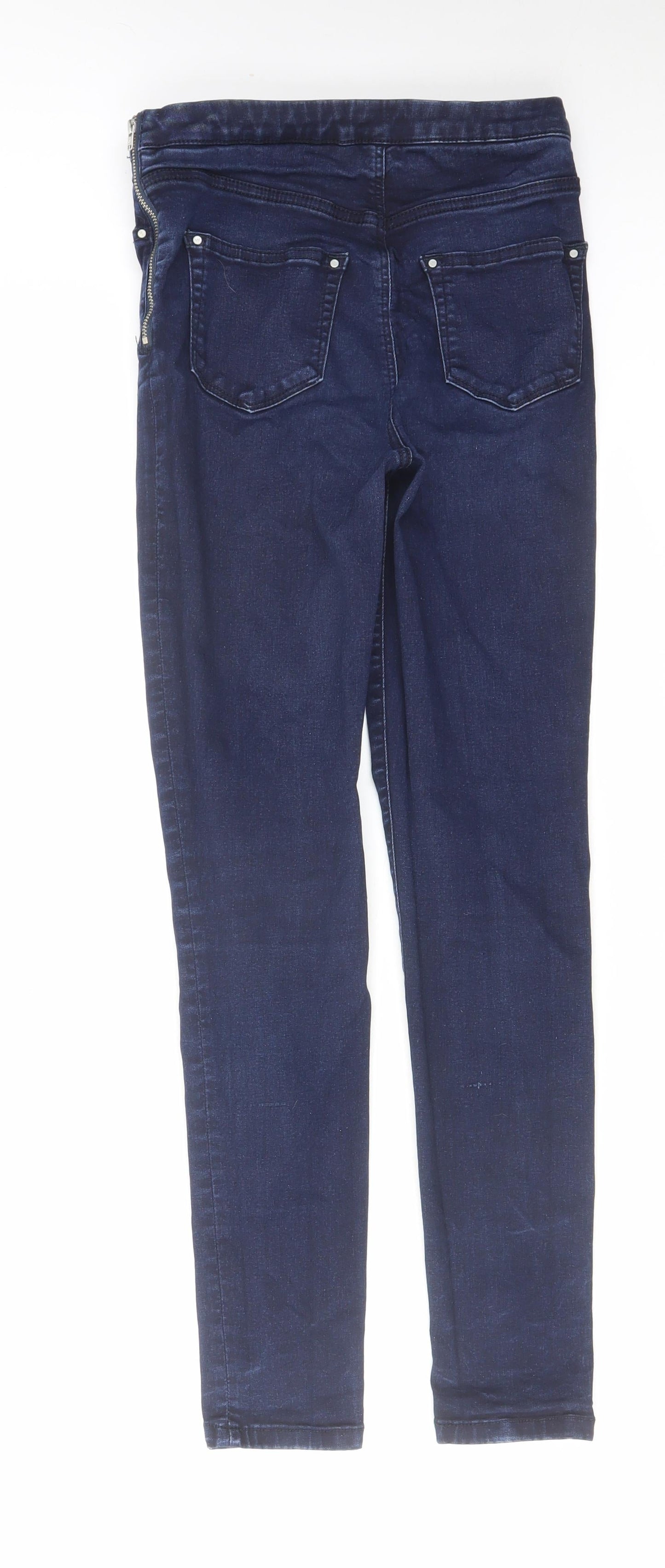 Womens UK Size 12 Warehouse Regular Fit Jegging Blue Jeans