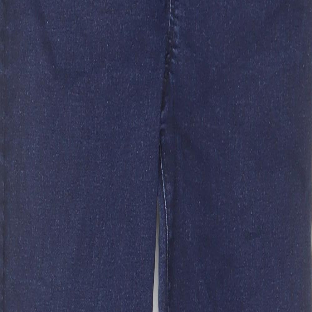 Womens UK Size 12 Warehouse Regular Fit Jegging Blue Jeans