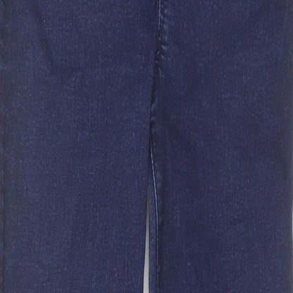Womens UK Size 12 Warehouse Regular Fit Jegging Blue Jeans