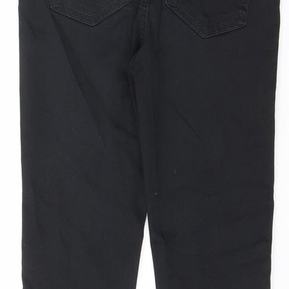 Womens UK Size 8 Marks and Spencer Regular Fit Straight Black Jeans