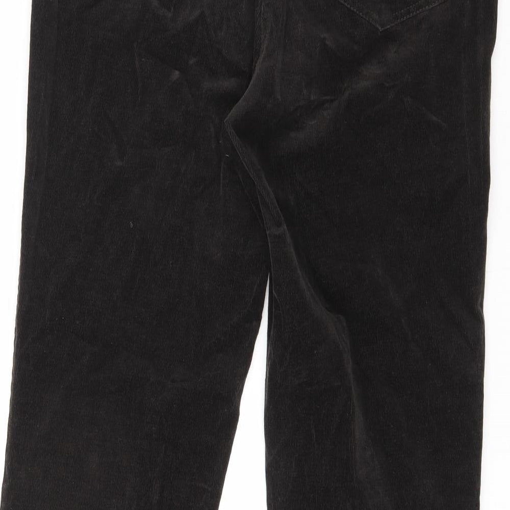 Womens UK Size 14 Steilmann Regular Fit Capri Brown Trousers