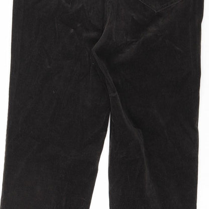 Womens UK Size 14 Steilmann Regular Fit Capri Brown Trousers
