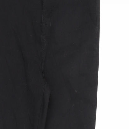 Very Womens Black Cotton Skinny Jeans Size 12 L27.5 in Regular Zip