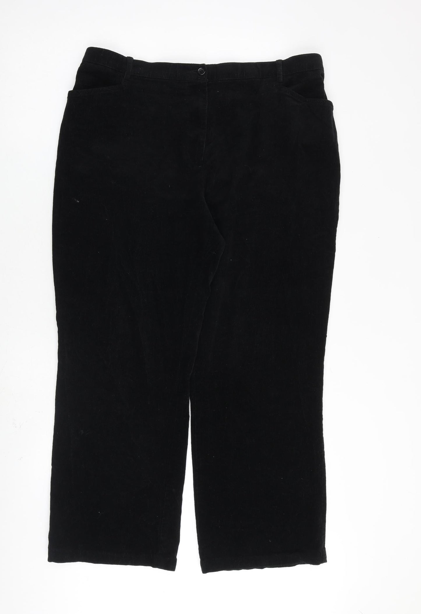 Womens UK Size 12 Orvis Regular Fit  Black Trousers