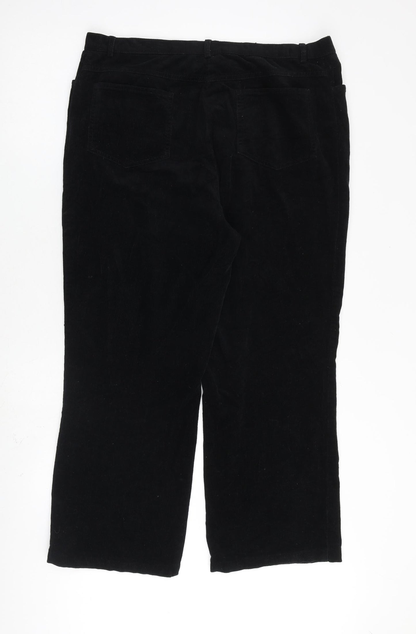 Womens UK Size 12 Orvis Regular Fit  Black Trousers