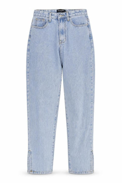 Womens UK Size 8 PRETTYLITTLETHING Regular Fit Boyfriend Blue Jeans