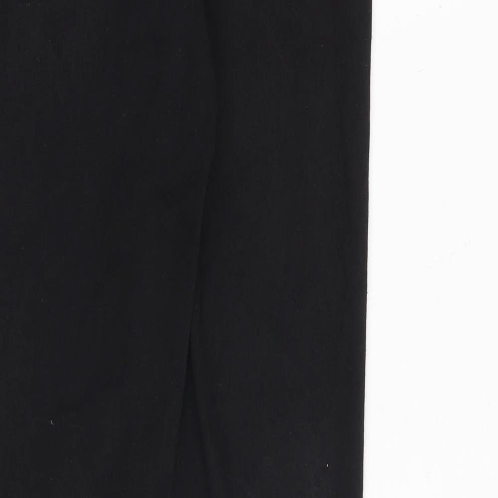Oasis Womens Black Cotton Skinny Jeans Size 10 L28 in Regular Zip