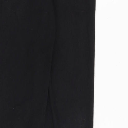 Oasis Womens Black Cotton Skinny Jeans Size 10 L28 in Regular Zip