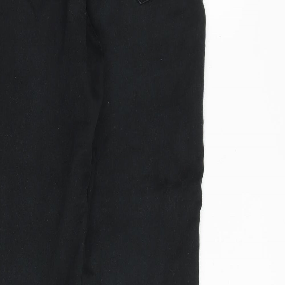 New Look Womens Black Cotton Skinny Jeans Size 10 Slim Zip