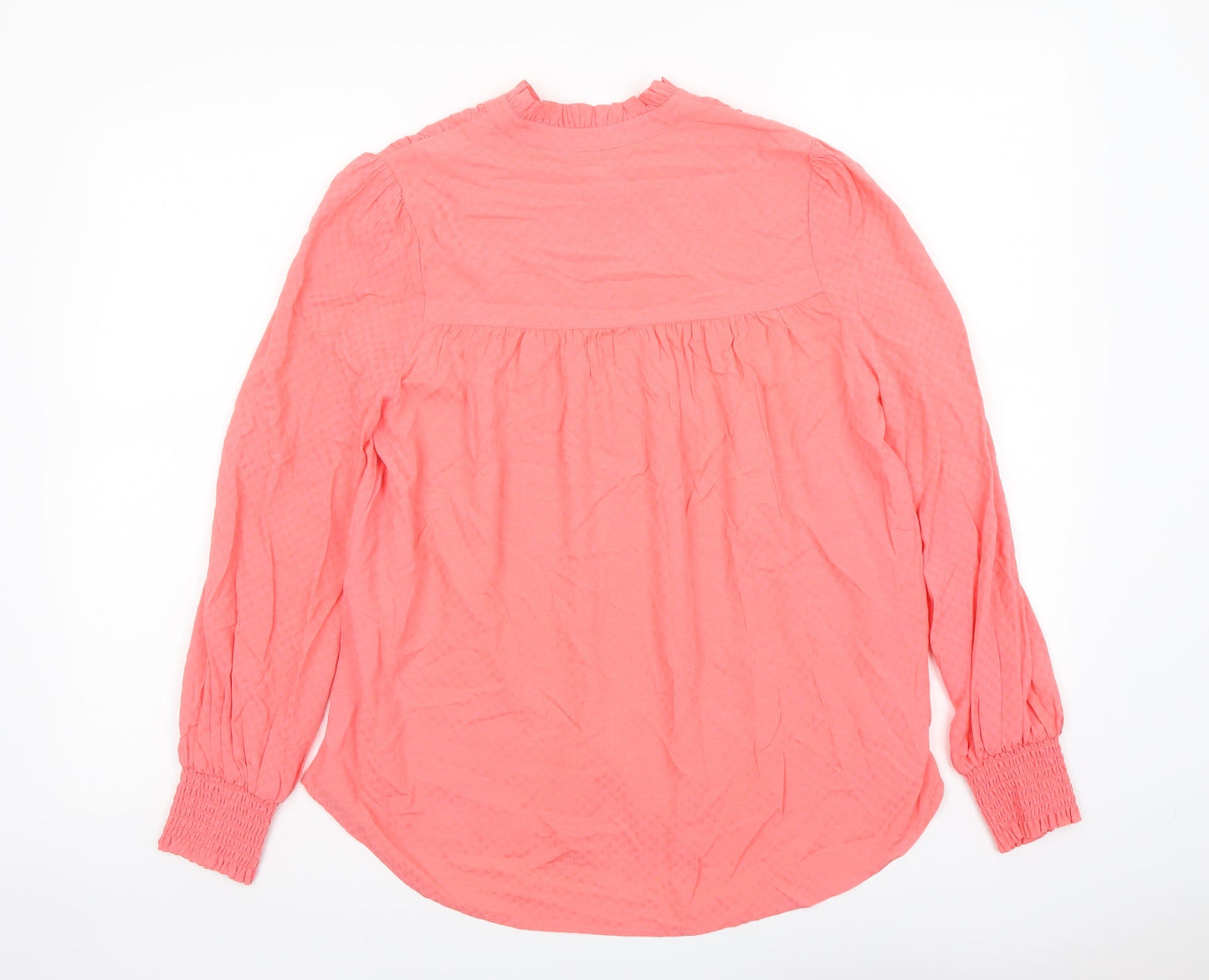 Womens UK Size 6 Marks and Spencer Pink Basic Blouse