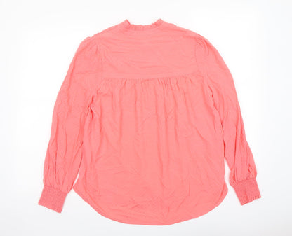 Womens UK Size 6 Marks and Spencer Pink Basic Blouse
